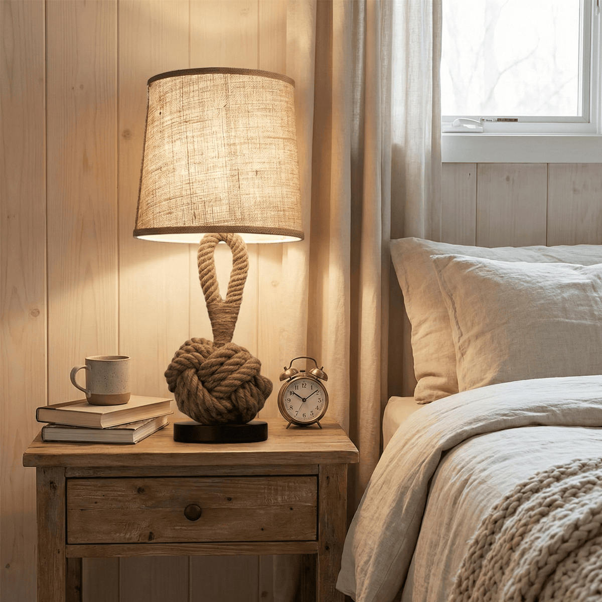 LampeHub Lampe de Chevet Bord de Mer