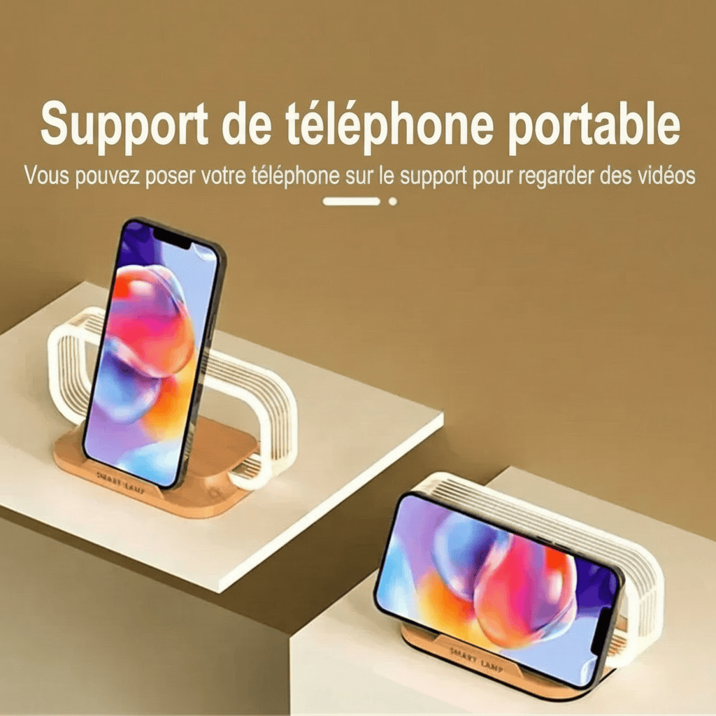 LampeHub Lampe de chevet Charge Téléphone