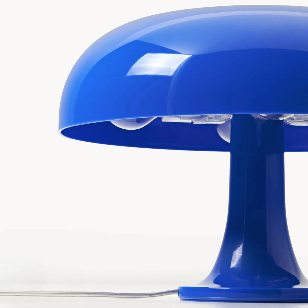 LampeHub Lampe de chevet Design Champignon Bleu