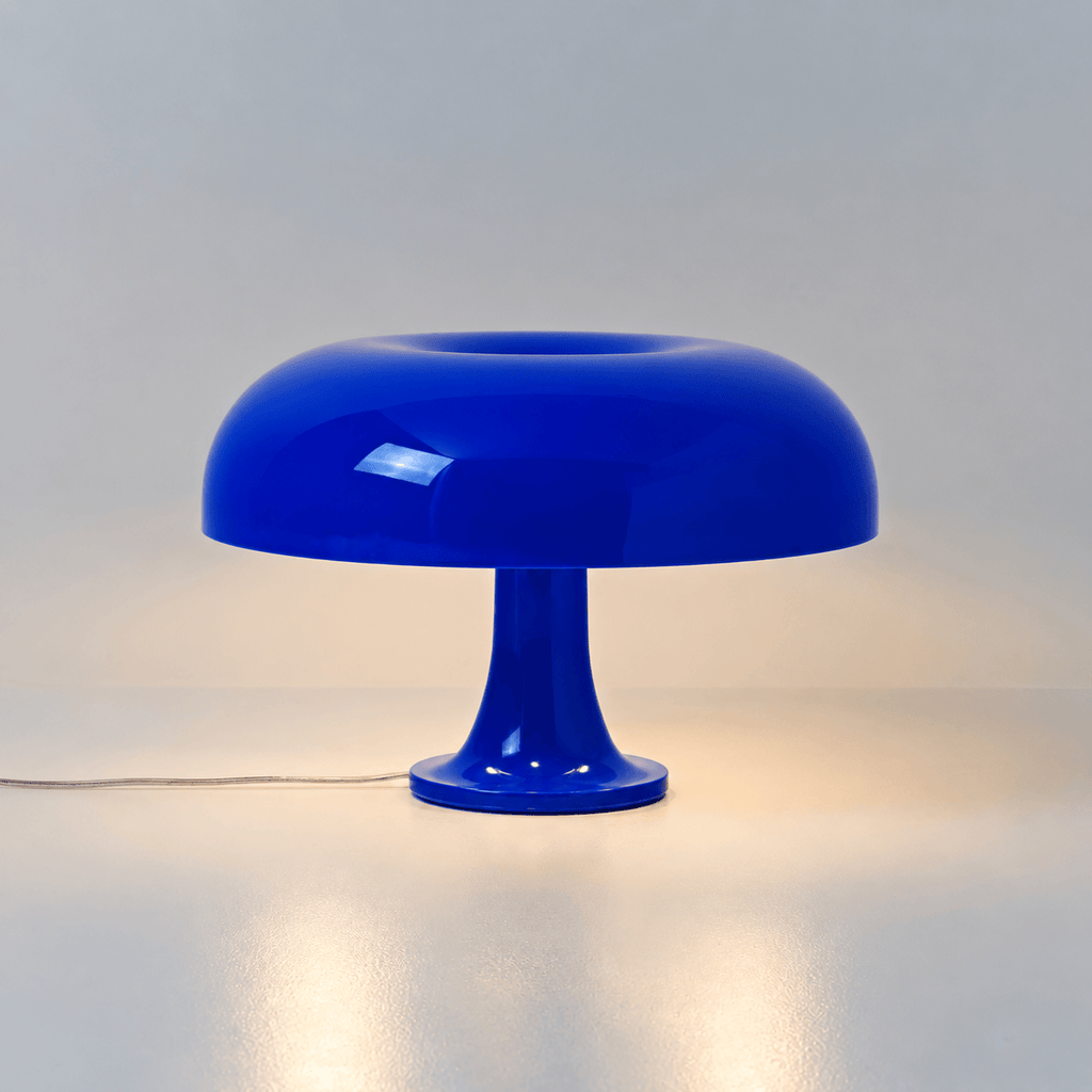 LampeHub Lampe de chevet Design Champignon Bleu