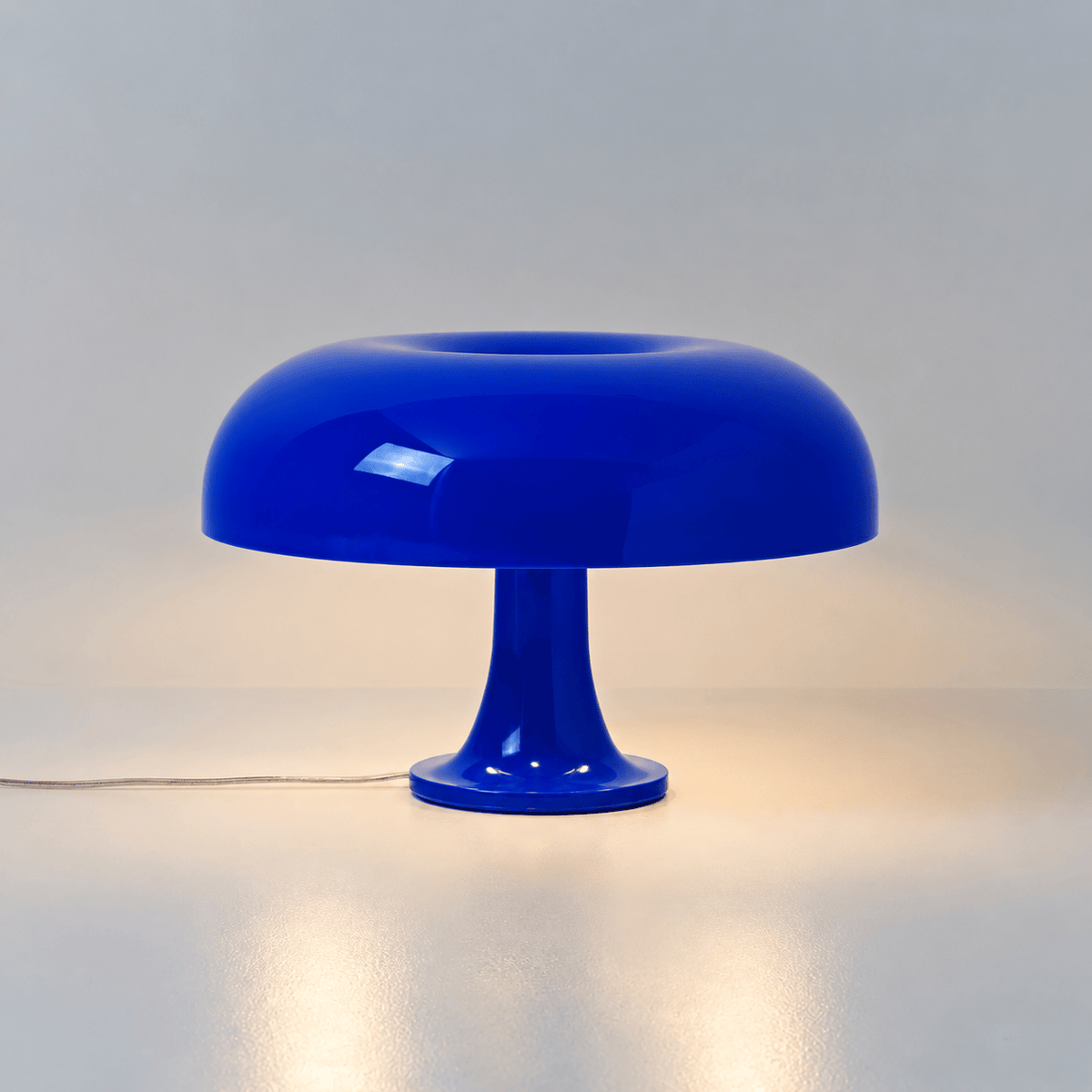 LampeHub Lampe de chevet Design Champignon Bleu