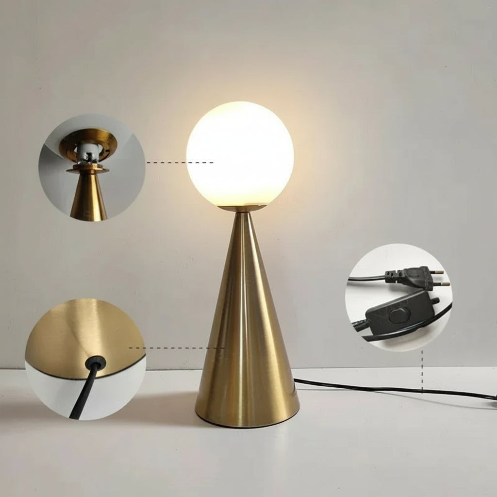 LampeHub Lampe de chevet Design Cône