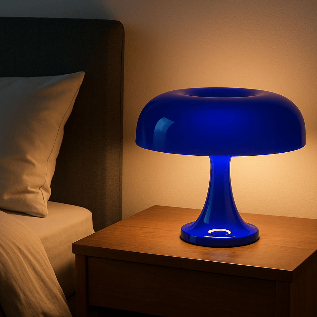 LampeHub Lampe de chevet Design Minimaliste Bleu