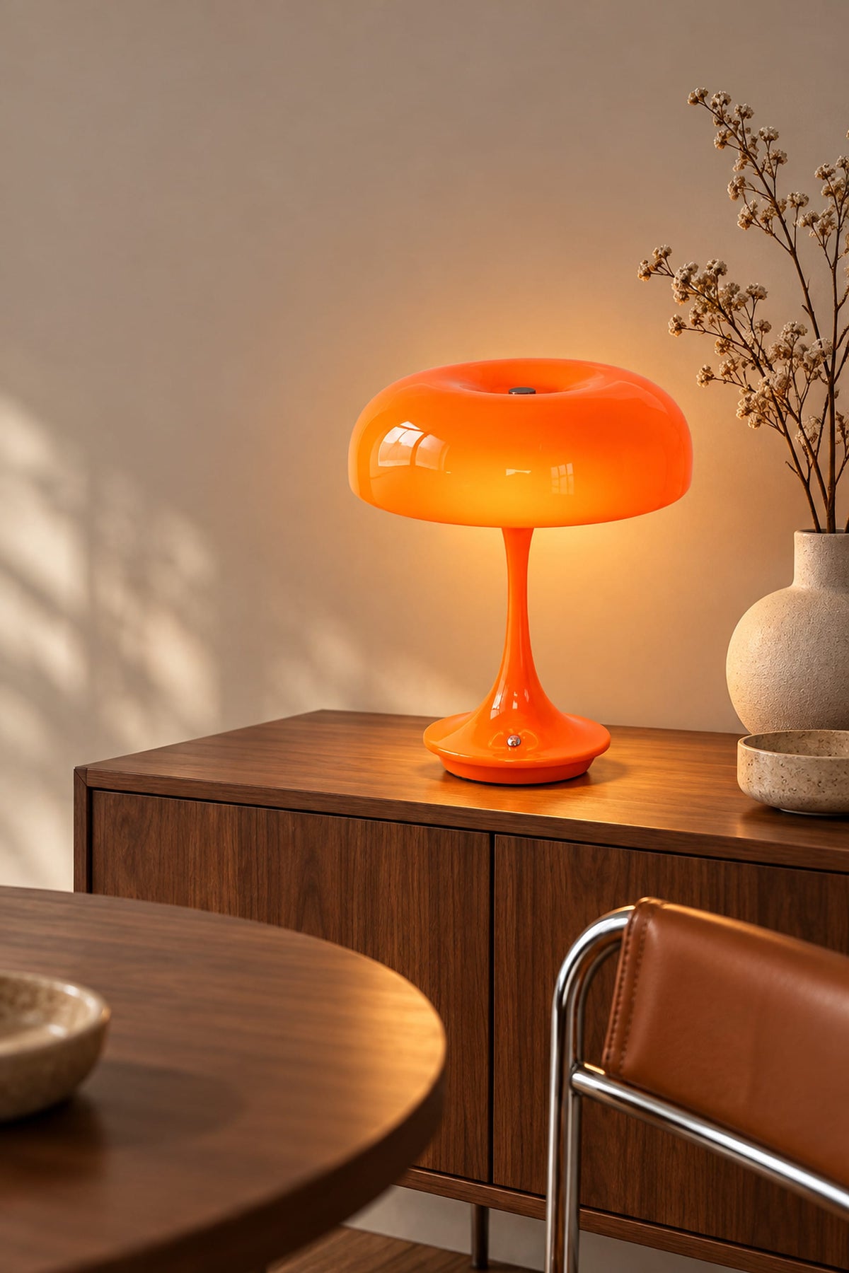 LampeHub Lampe de chevet Design Moderne Orange