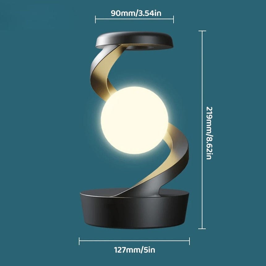 LampeHub Lampe de chevet Design Sphère Blanche