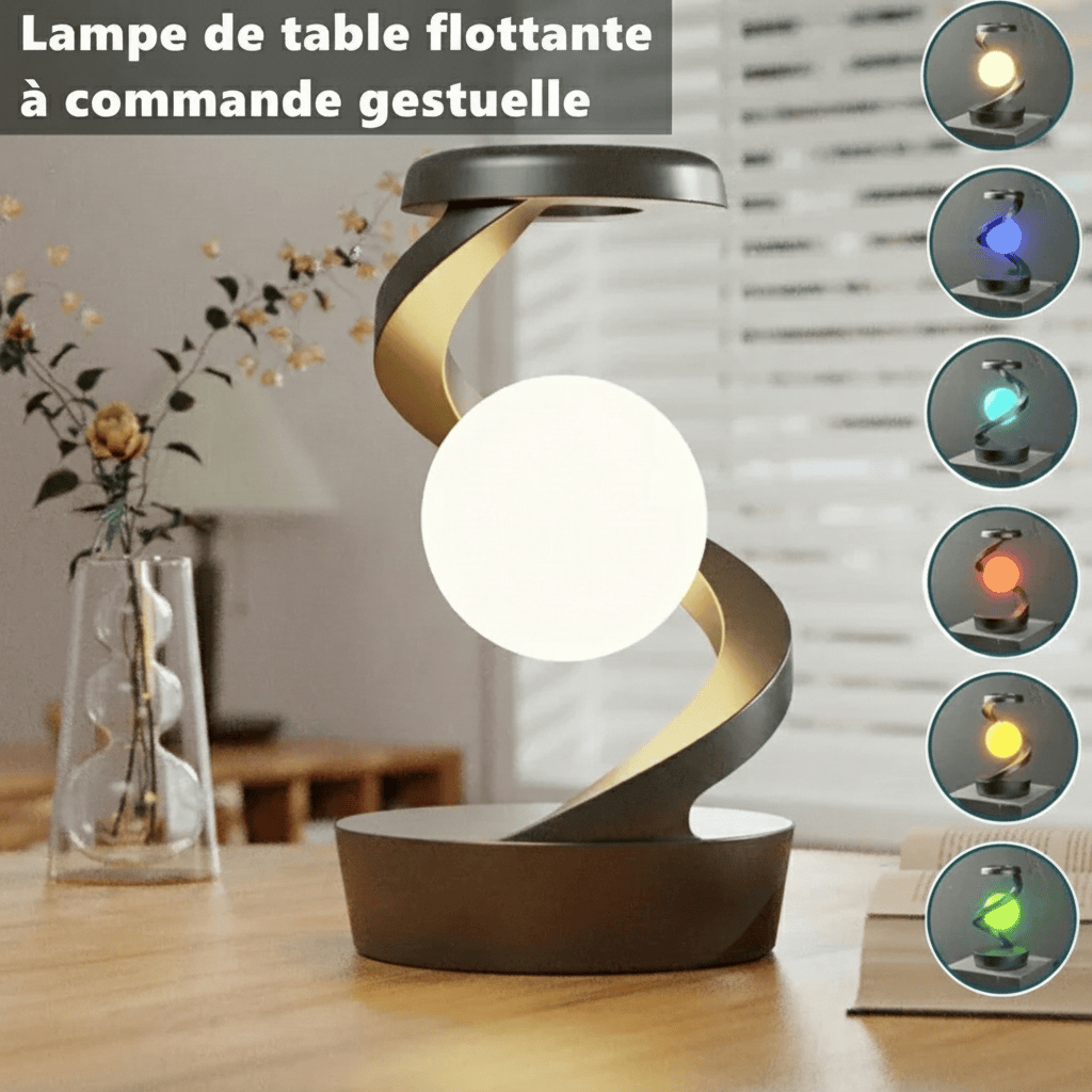 LampeHub Lampe de chevet Design Sphère Blanche