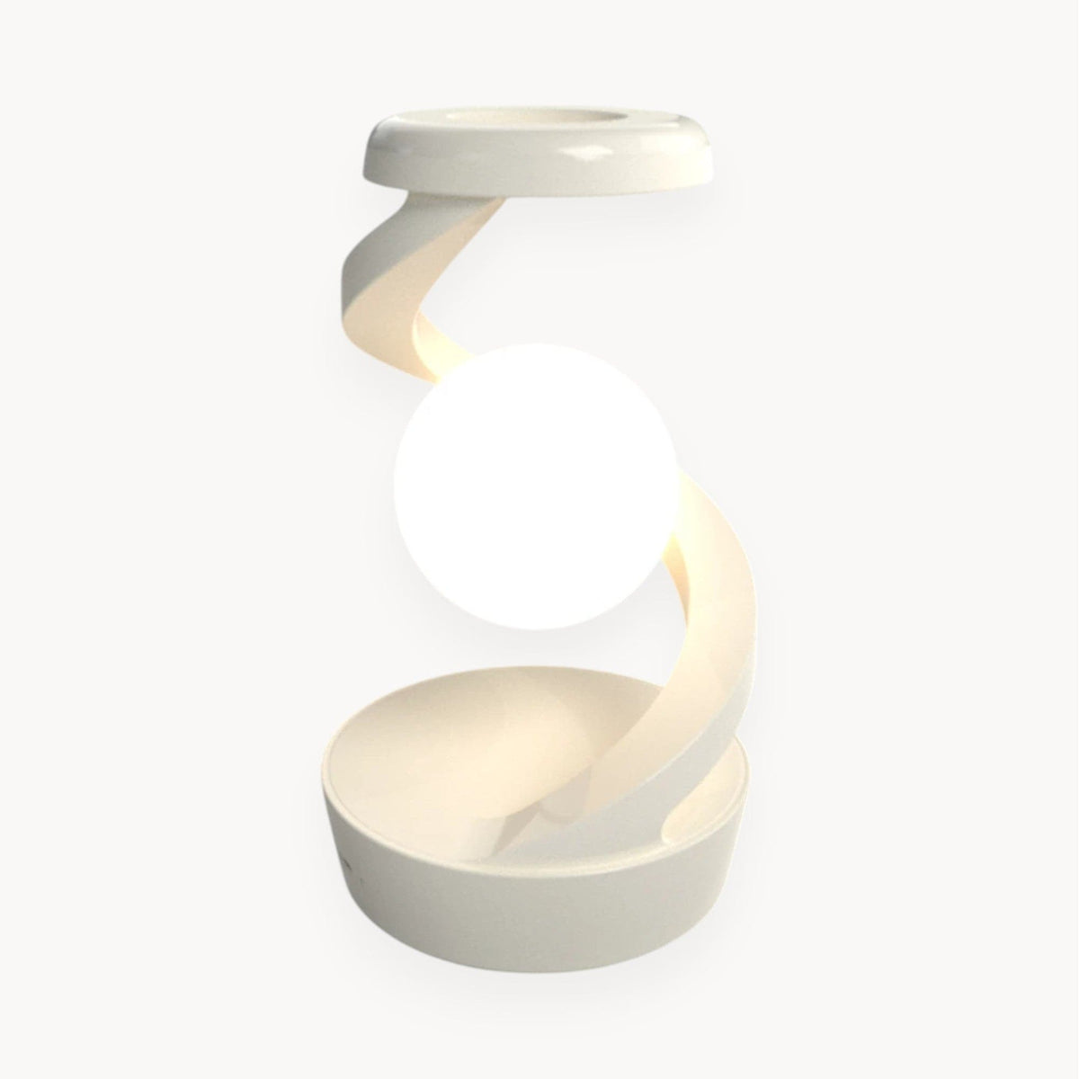 LampeHub Lampe de chevet Design Sphère Blanche