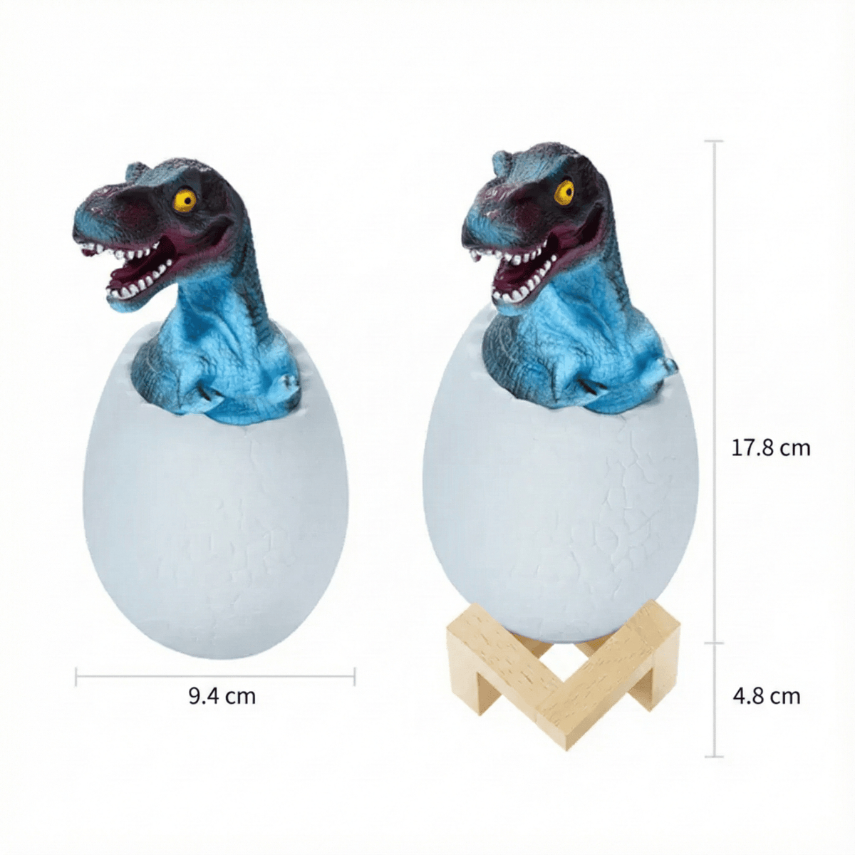LampeHub Lampe de chevet Enfant Dinosaure T-Rex