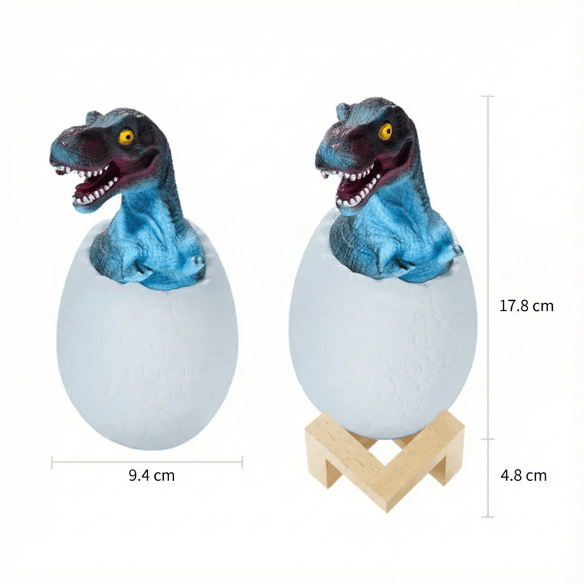 LampeHub Lampe de chevet Enfant Dinosaure T-Rex