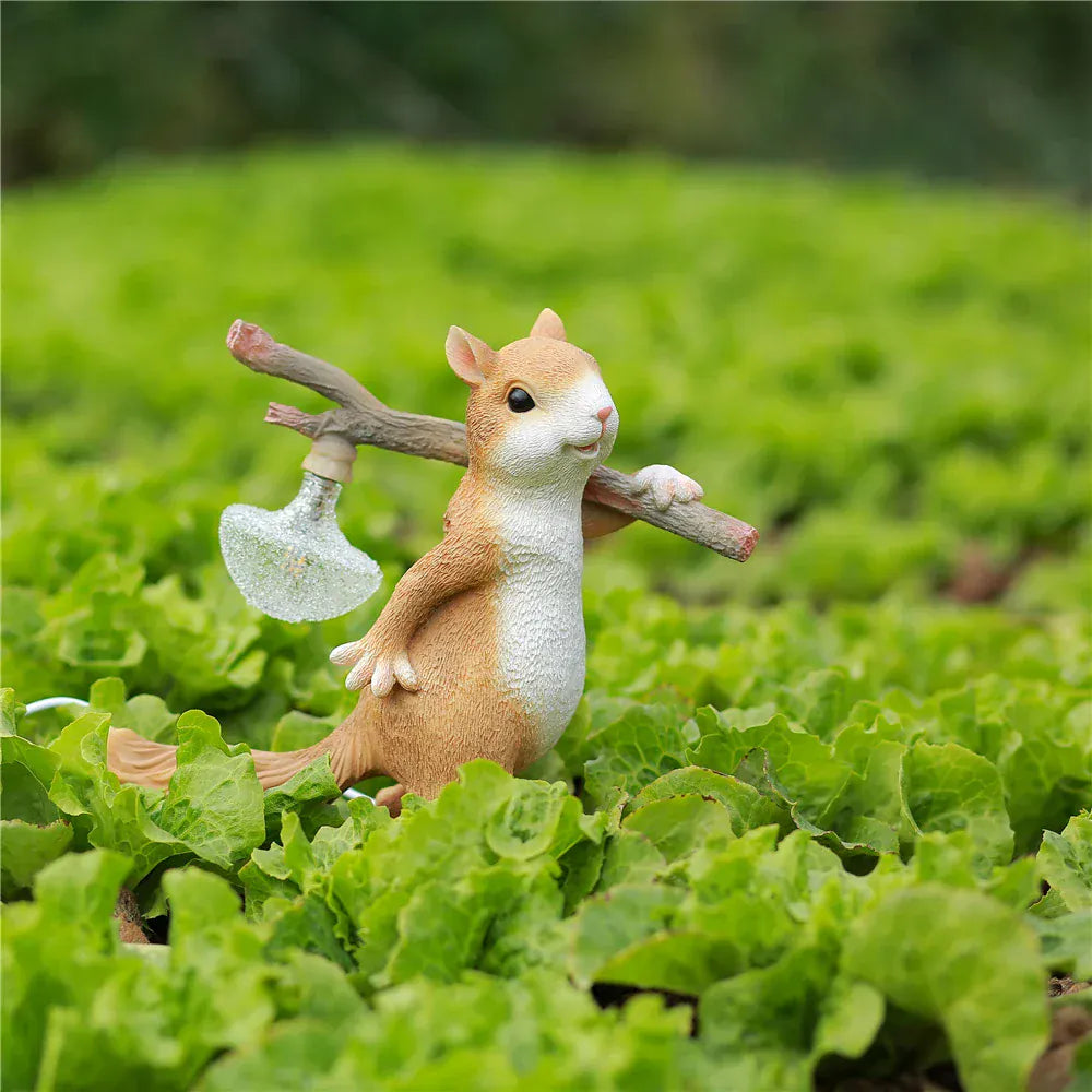 LampeHub Lampe de chevet Enfant Ecureuil