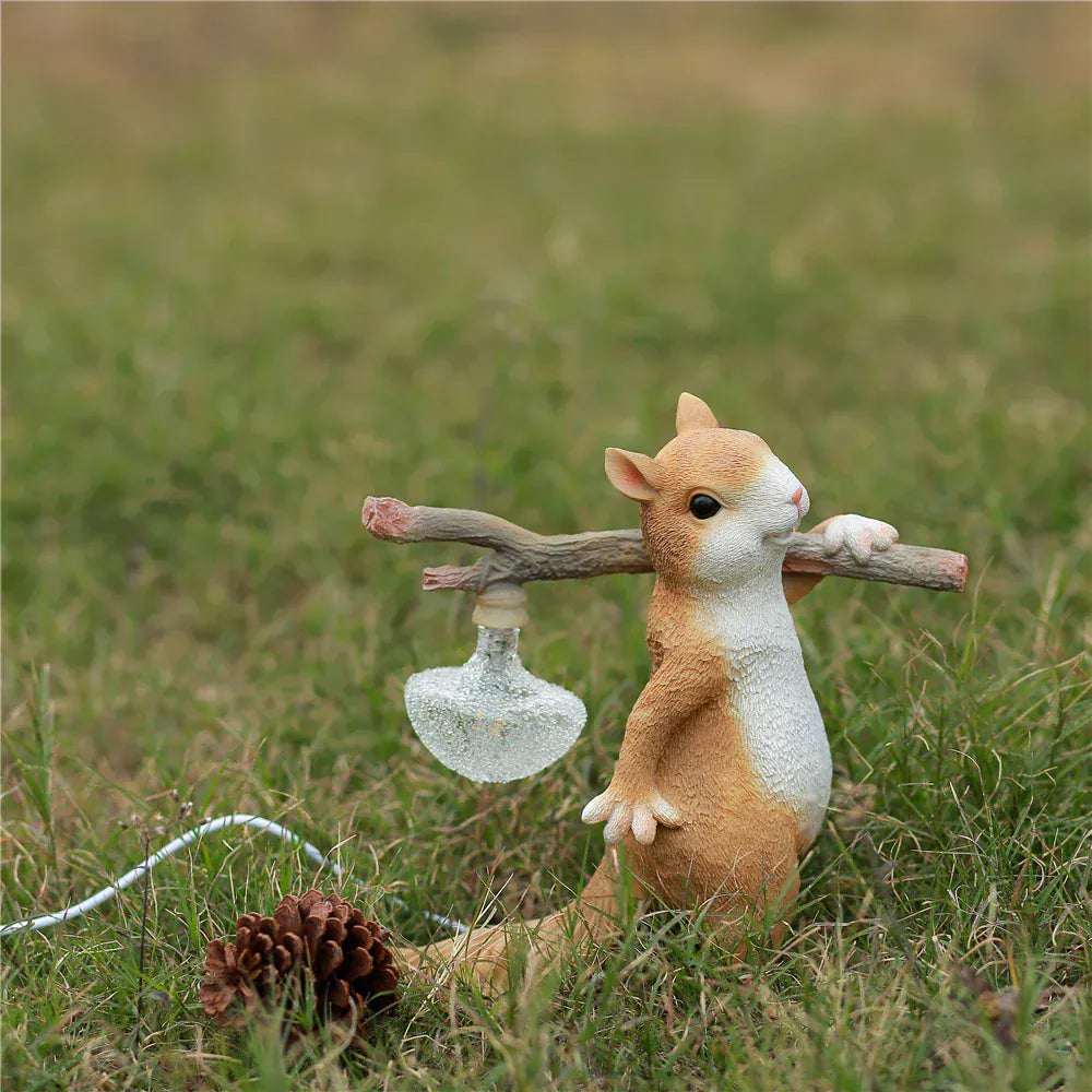 LampeHub Lampe de chevet Enfant Ecureuil