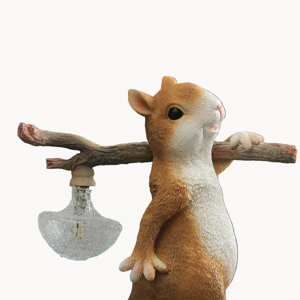LampeHub Lampe de chevet Enfant Ecureuil