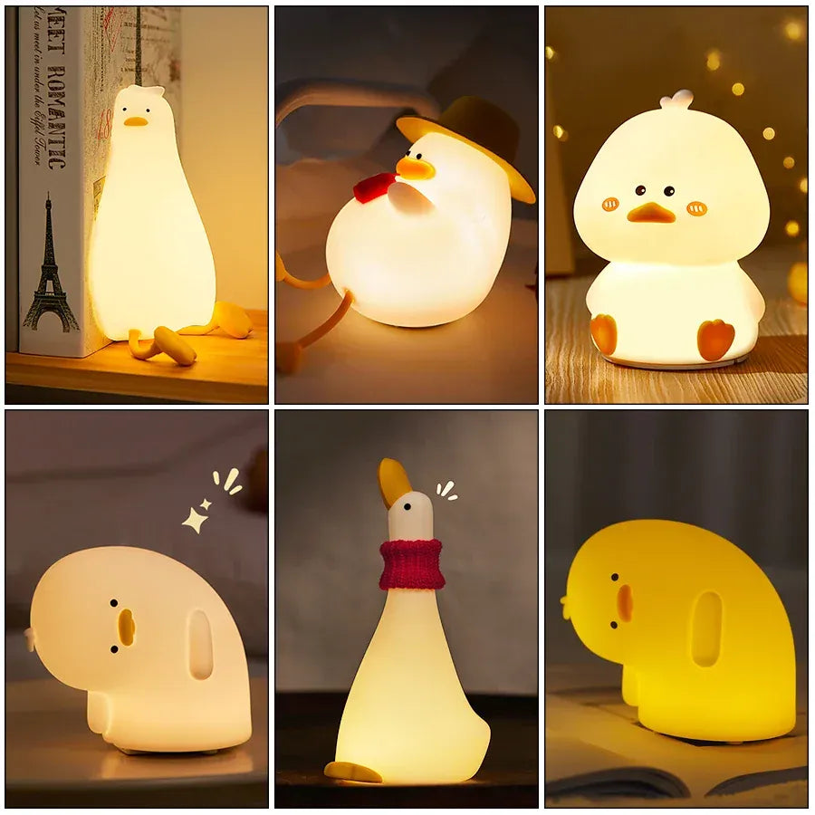 LampeHub Lampe de chevet Enfant Oie