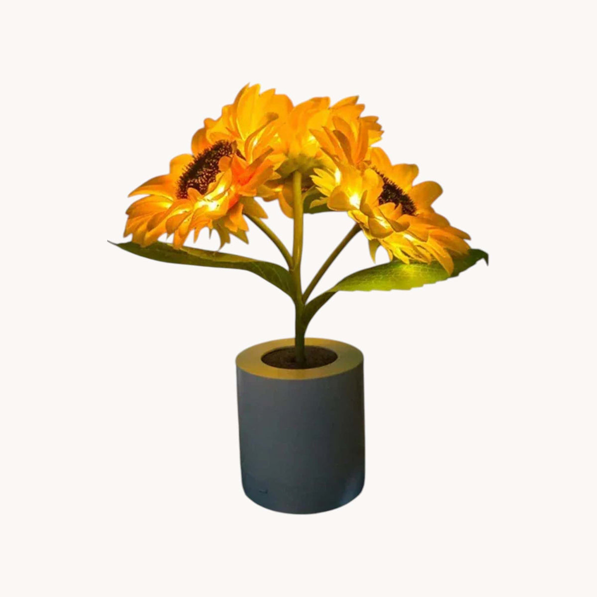 LampeHub Lampe de Chevet Fleur de Tournesol