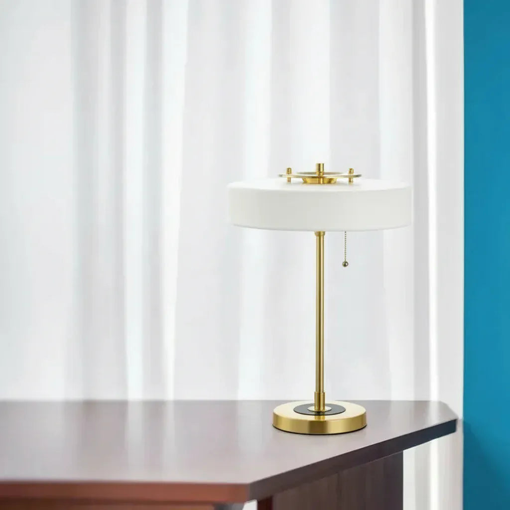 LampeHub Lampe de chevet Luxe Nordique Blanche