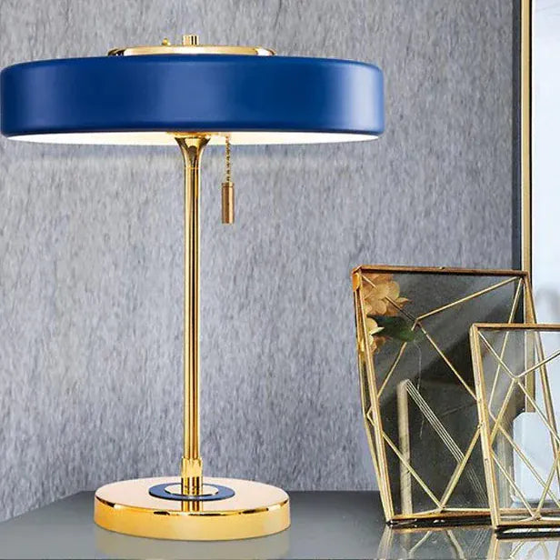 LampeHub Lampe de chevet Luxe Nordique Bleu