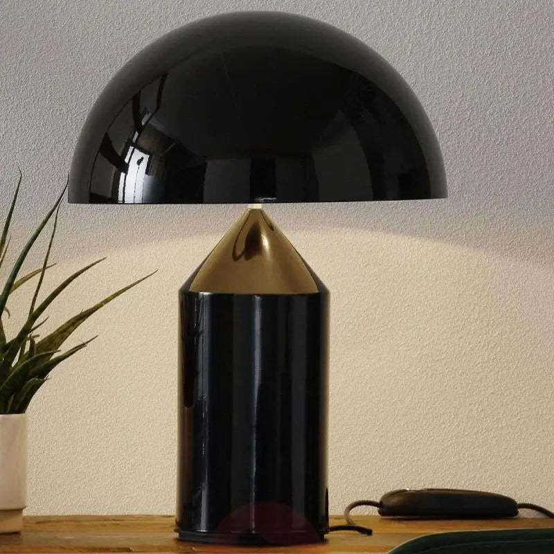 Dimensions – Lampe de chevet Moderne Champignon Noir