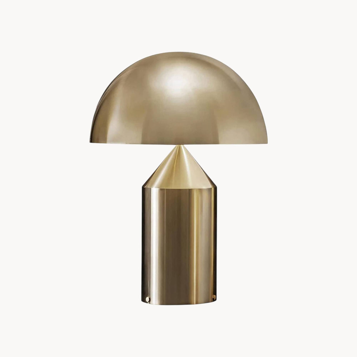 LampeHub Lampe de chevet Moderne Champignon Doré