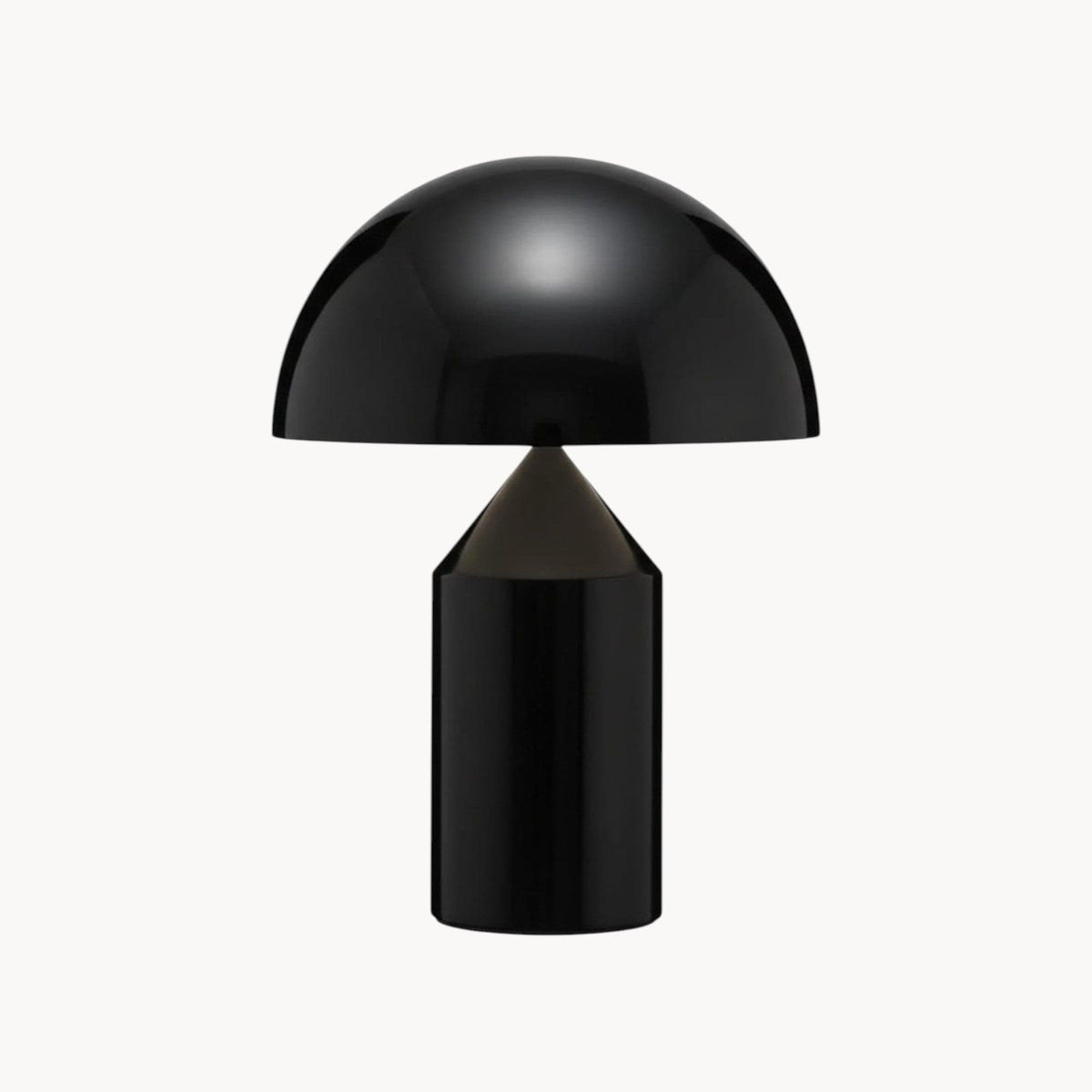LampeHub Lampe de chevet Moderne Champignon Noir
