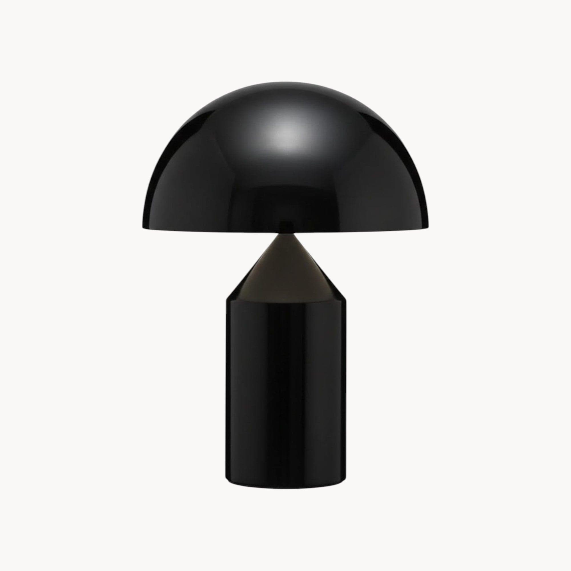 LampeHub Lampe de chevet Moderne Champignon Noir