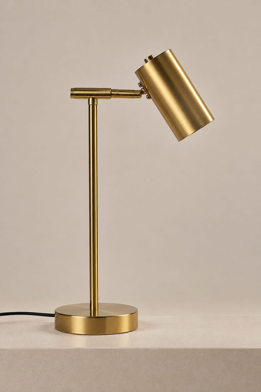 Lampe de Chevet Lecture Dorée – Spot Design