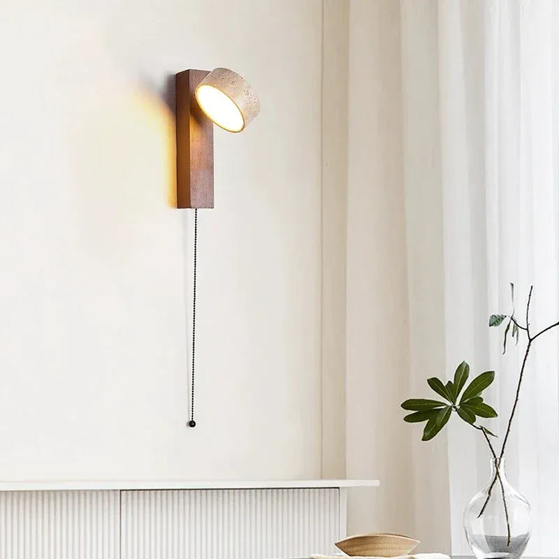LampeHub Lampe de chevet Murale Bois