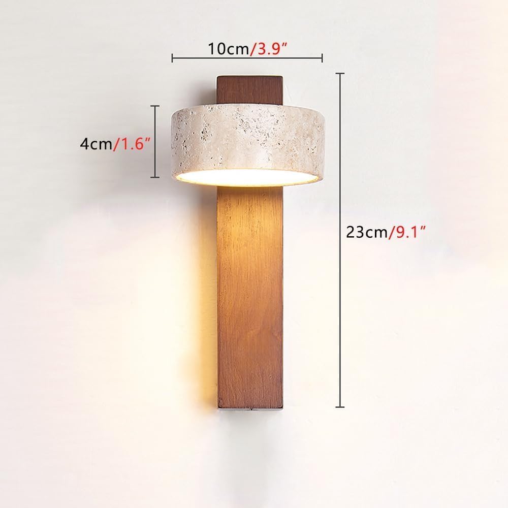 LampeHub Lampe de chevet Murale Bois