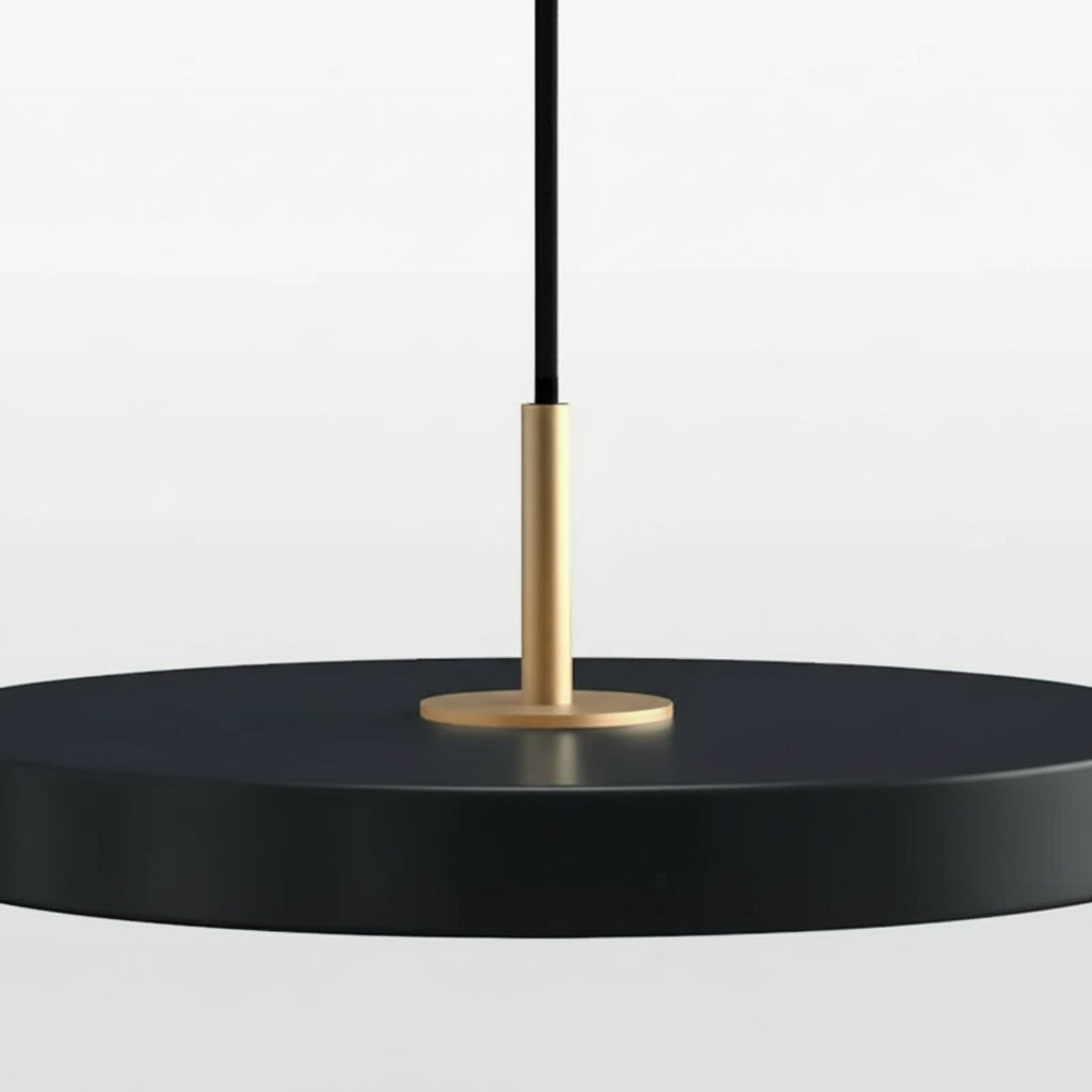 LampeHub Lampe de Chevet Plate Bleu