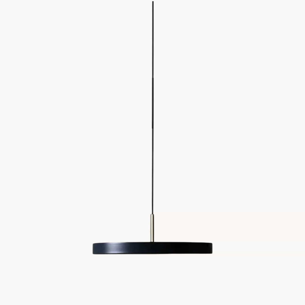 LampeHub Lampe de Chevet Plate Noir