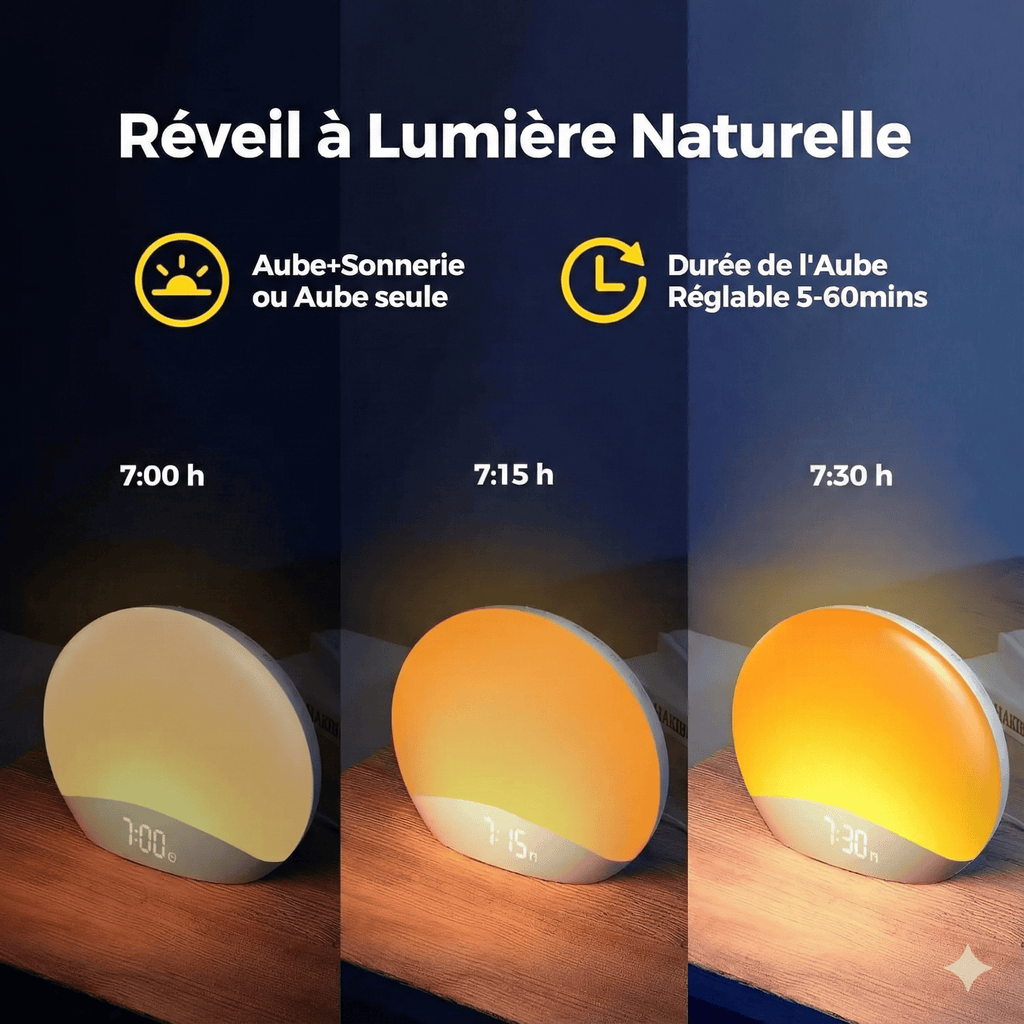 LampeHub Lampe de chevet Réveil Naturel