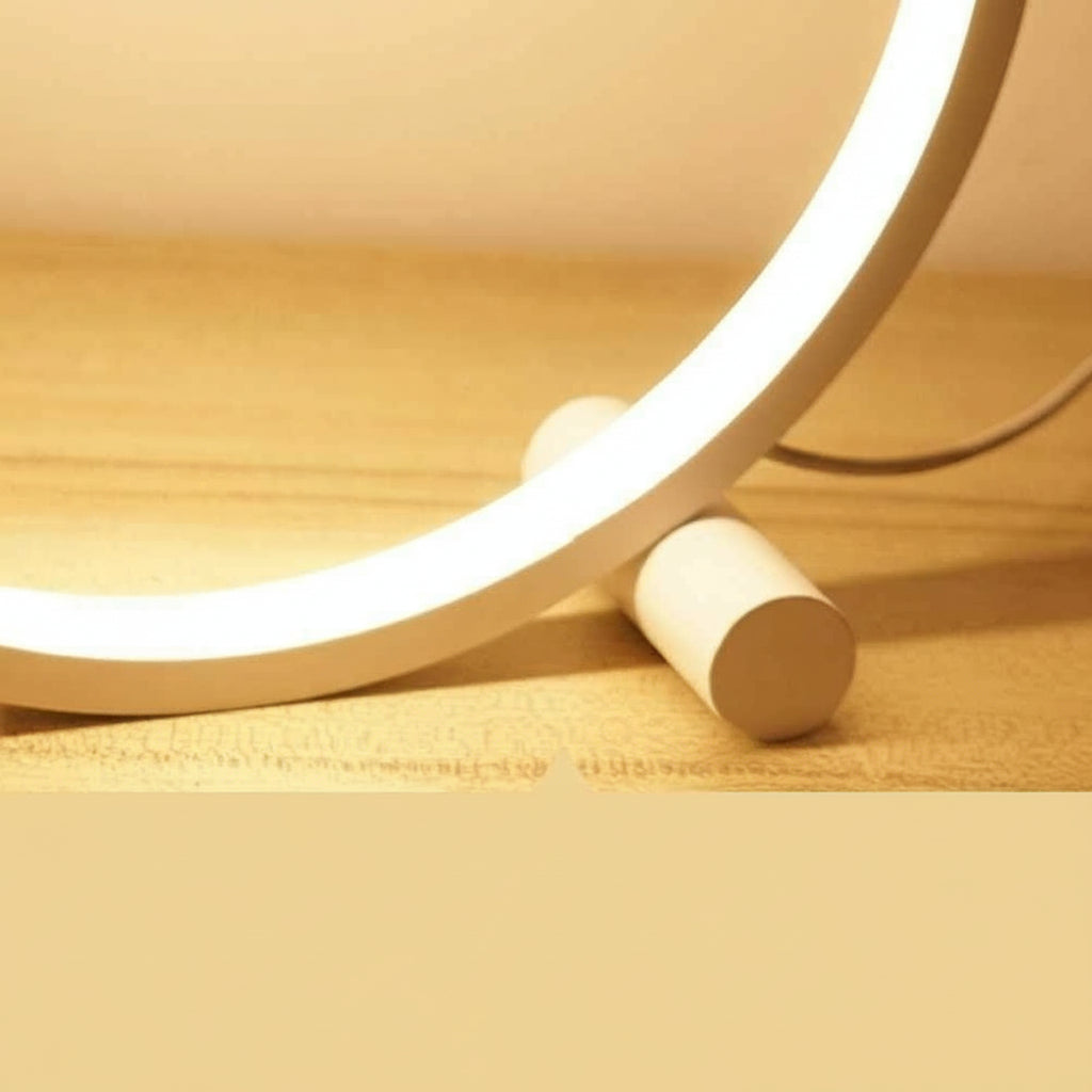 LampeHub Lampe de chevet Ronde Blanche