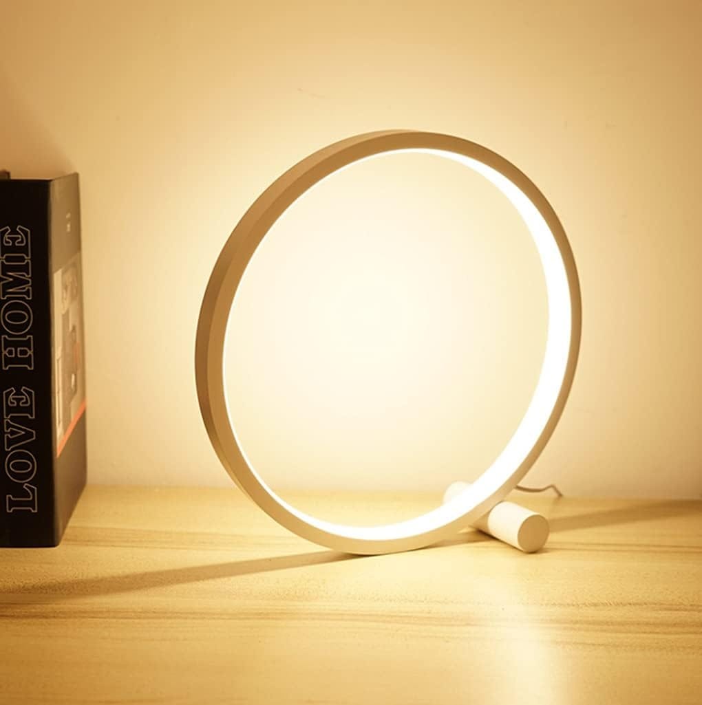 LampeHub Lampe de chevet Ronde Blanche