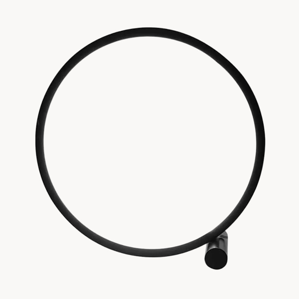 LampeHub Lampe de chevet Ronde Noir