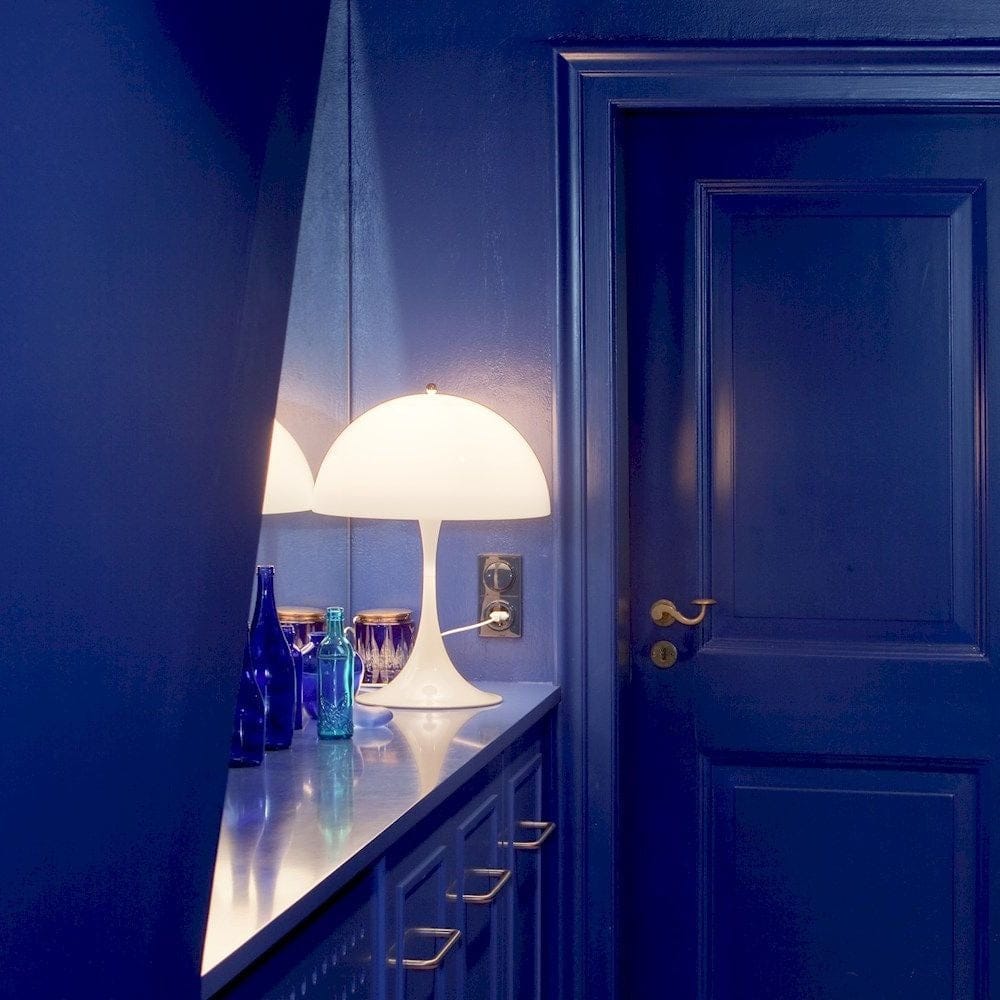 LampeHub Lampe de chevet style Panthella Blanc