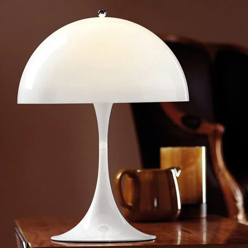 LampeHub Lampe de chevet style Panthella Blanc