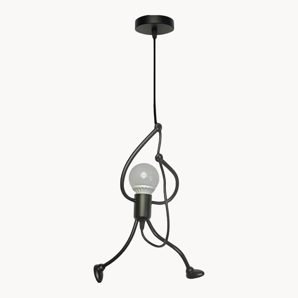 LampeHub Lampe de chevet Suspendu Lumière Noir