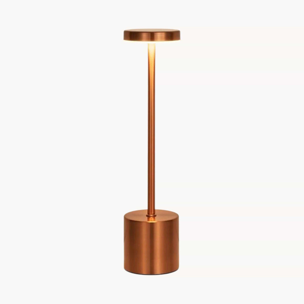 LampeHub Lampe de chevet Tactile Sans-fil Doré