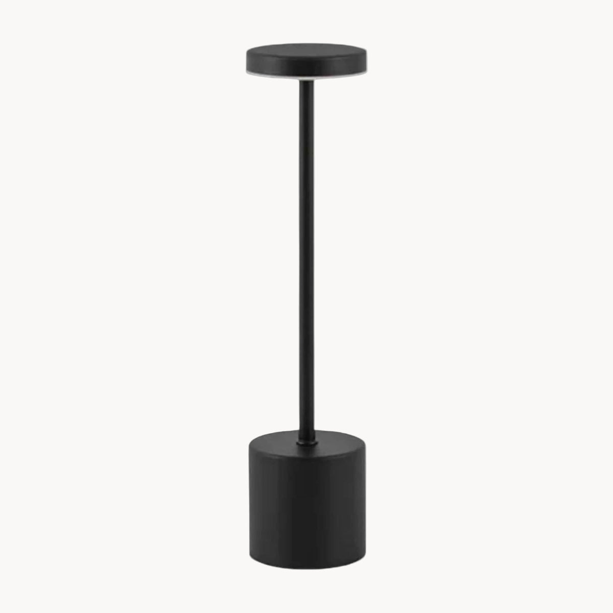 LampeHub Lampe de chevet Tactile Sans-fil Noir