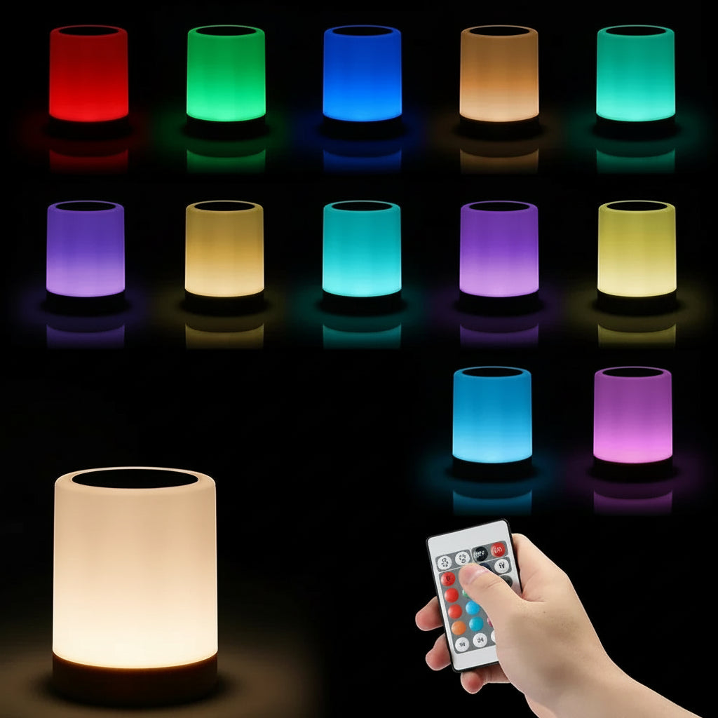 LampeHub Lampe de chevet Veilleuse Tactile RGB