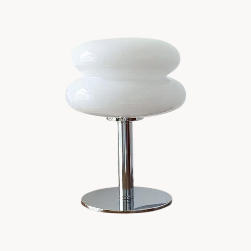 LampeHub Lampe de chevet Vintage Verre Blanc