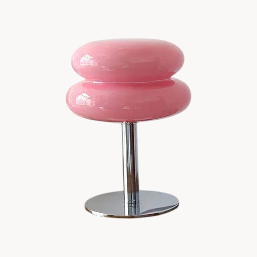 LampeHub Lampe de chevet Vintage Verre Rose