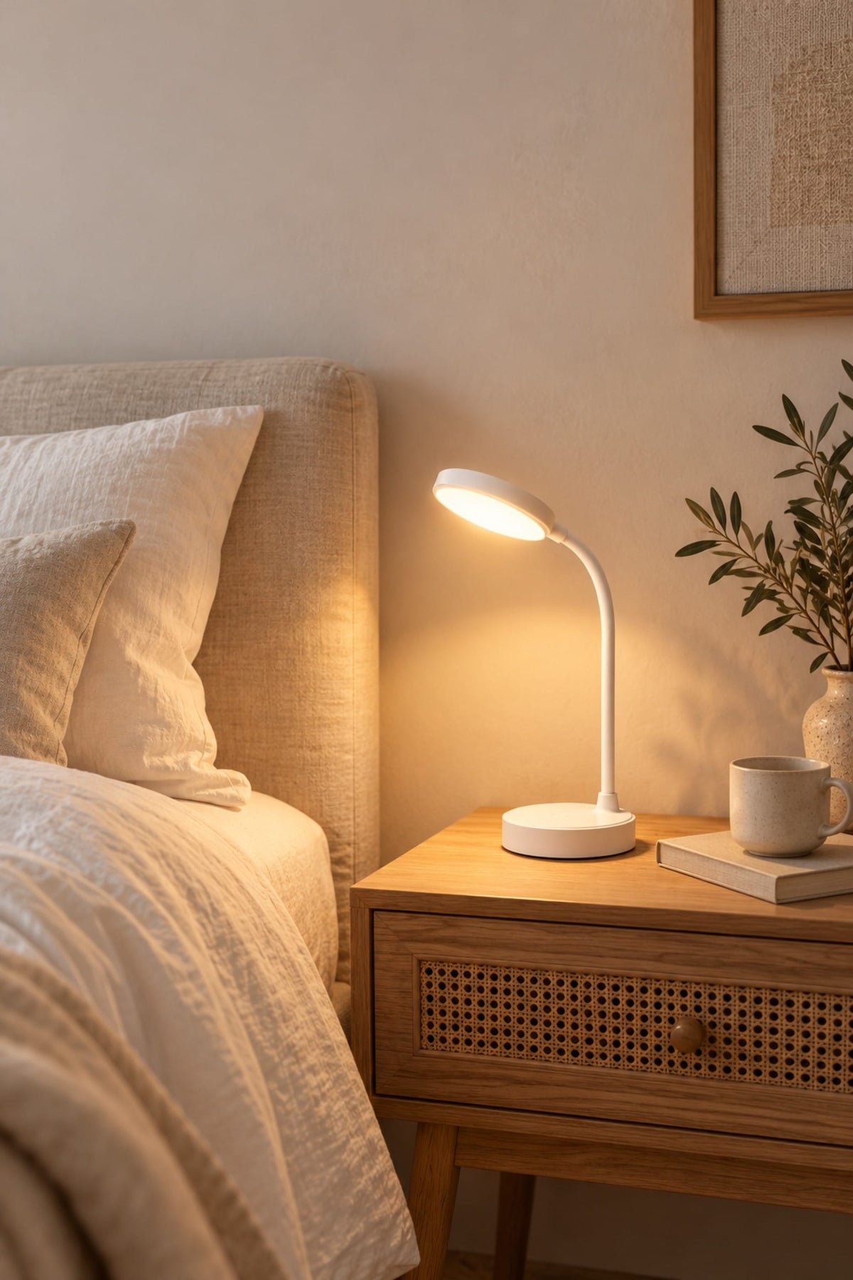 LampeHub Lampe Lampe de Bureau LED Flexible – 3 Teintes, Sans Fil ou USB