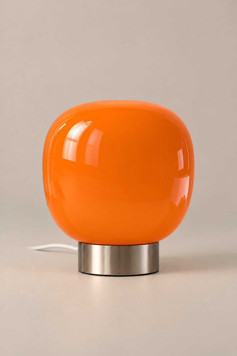 Lampe de Chevet Cube en Verre – Lampe à Poser USB Bauhaus