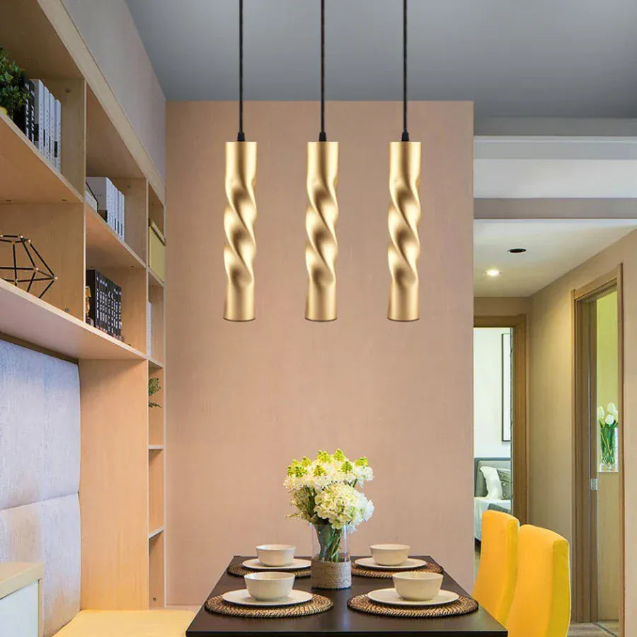 LampeHub LED Pendant Lights Chandelier Mirror Lamp Home Kitchen Island Dining Living Room Bar Cafe Droplight Fxture