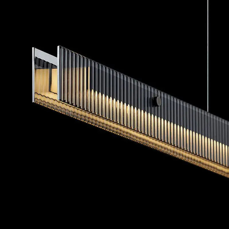LampeHub Light Luxury Restaurant Pendant Light Design Sense High-end Minimalist Glass Atmosphere Minimalist Bar Pendant Lamp