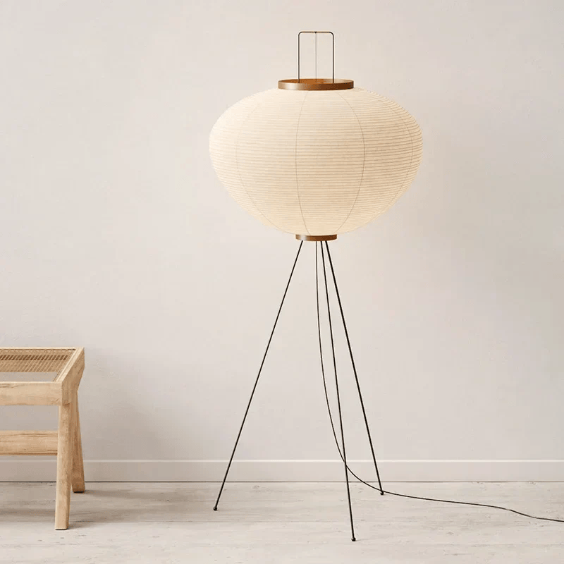 LampeHub Lumière froide 6000K Lampadaire de Salon Japonais