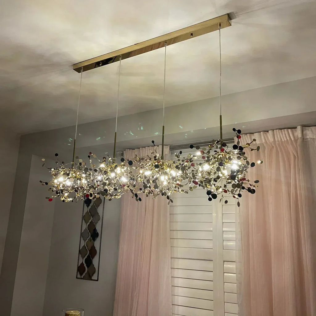 LampeHub Luminaire suspension design en feuille