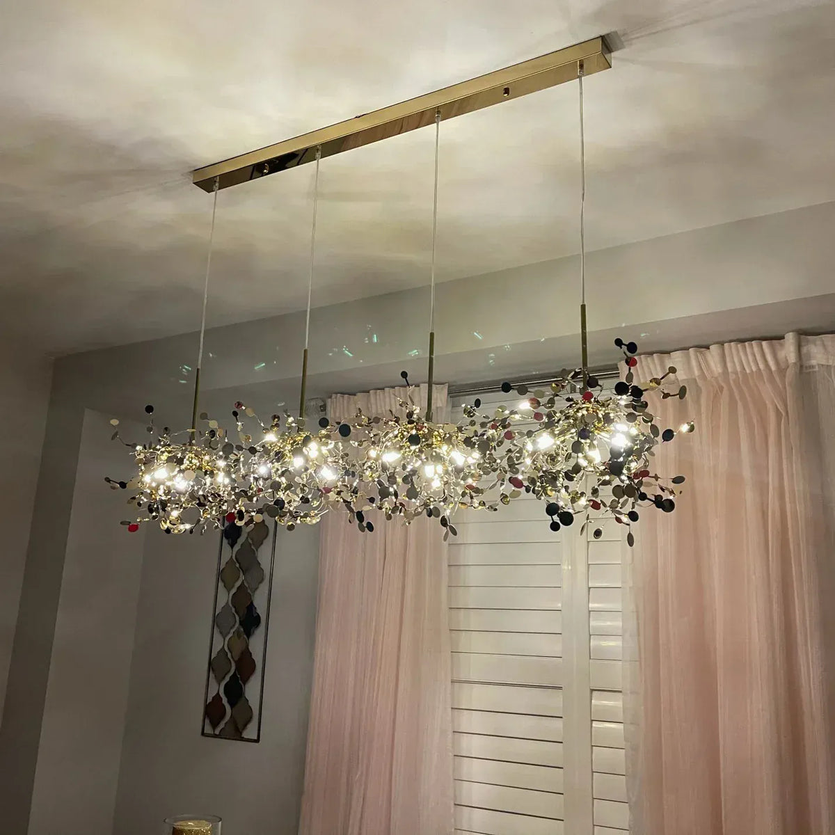 LampeHub Luminaire suspension design en feuille