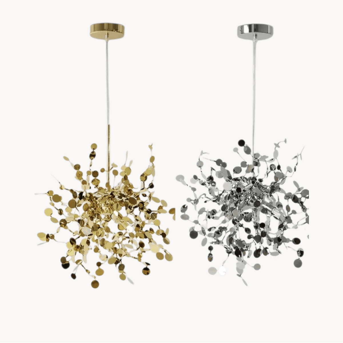LampeHub Luminaire suspension design en feuille