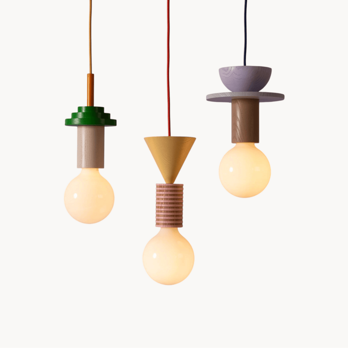 LampeHub Luminaire suspension design en plastique